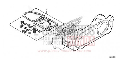 GASKET KIT B SH150ADG de 2016